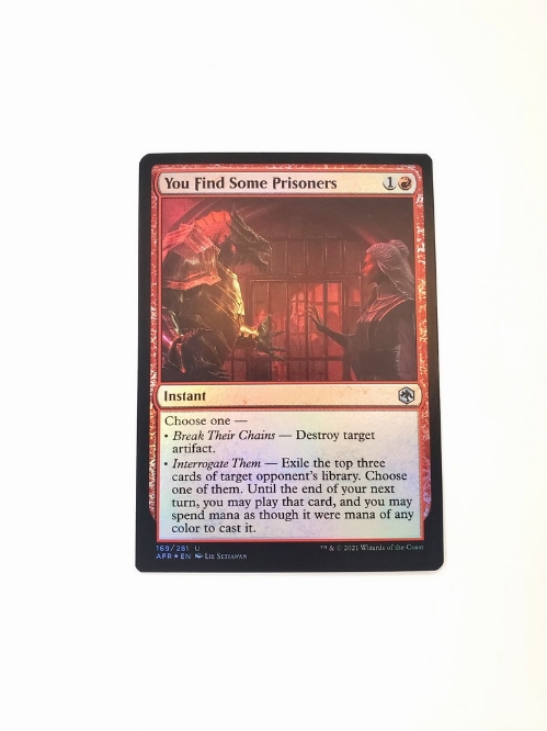 You Find Some Prisoners (Foil)