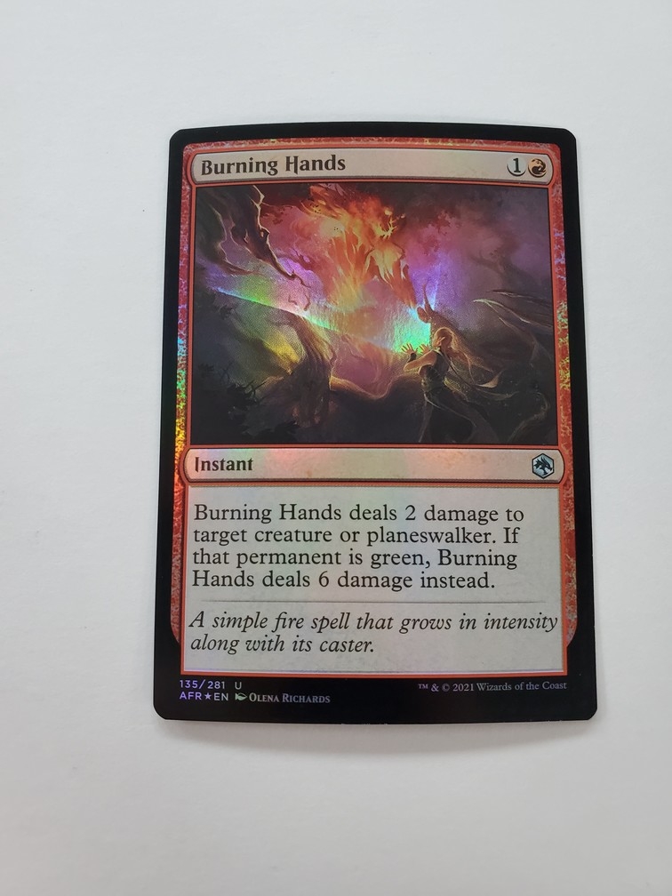 Burning Hands (Foil)