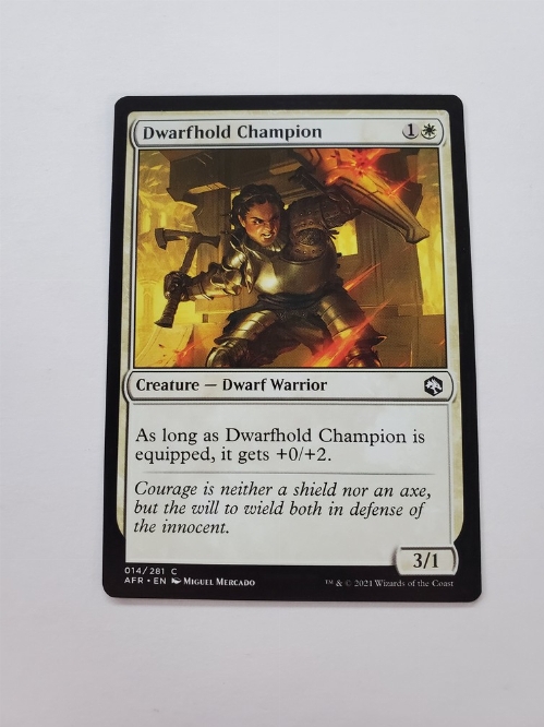 Dwarfhold Champion