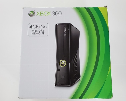 Xbox 360 (4GB) Slim Black (Model 1439) (CIB)