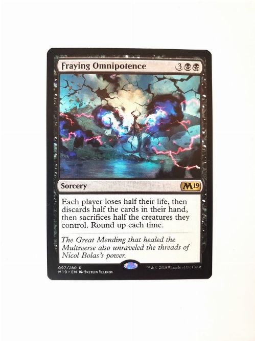 Fraying Omnipotence