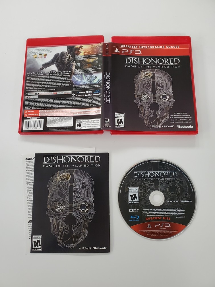 Dishonored [Game of the Year Edition] (Greatest Hits) (CIB)