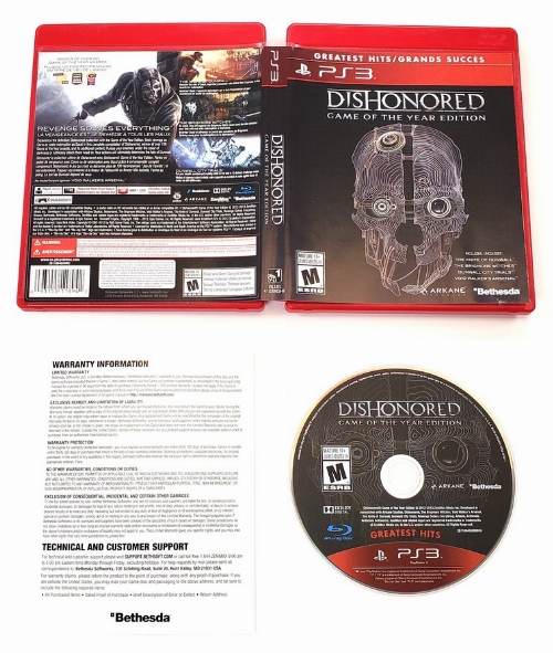 Dishonored [Game of the Year Edition] (Greatest Hits) (CIB)