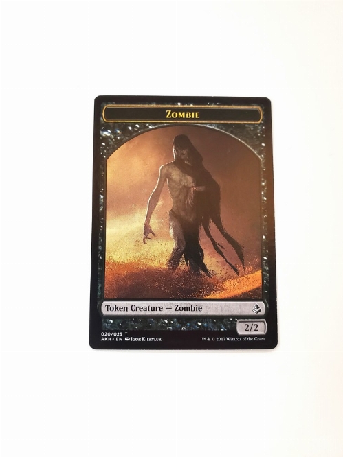 Resilient Khenra // Zombie - Double-Sided Token