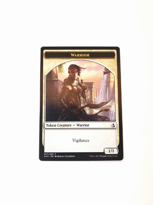 Adorned Pouncer // Warrior - Double-Sided Token