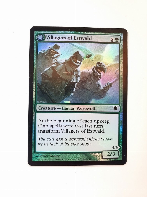 Villagers of Estwald // Howlpack of Estwald (Foil)