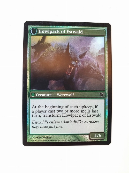 Villagers of Estwald // Howlpack of Estwald (Foil)