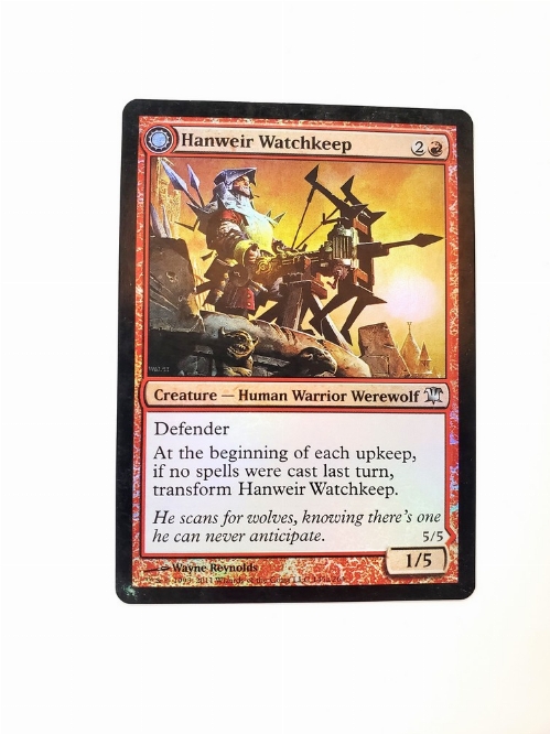 Hanweir Watchkeep // Bane of Hanweir (Foil)