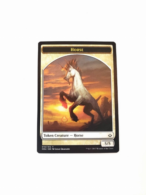 Adorned Pouncer // Horse - Double-Sided Token