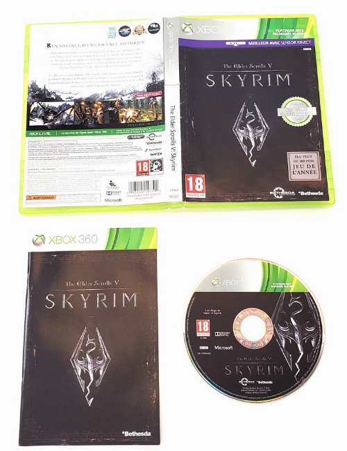 Elder Scrolls V: Skyrim, The (Platinum Hits) (Version Francaise) (CIB)
