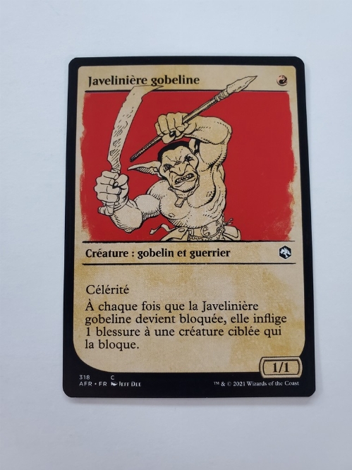 Goblin Javelineer (Showcase) (Francaise)
