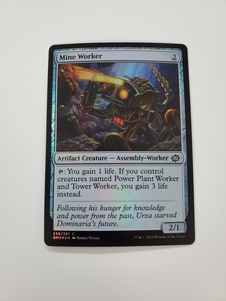 Mine Worker (Foil)