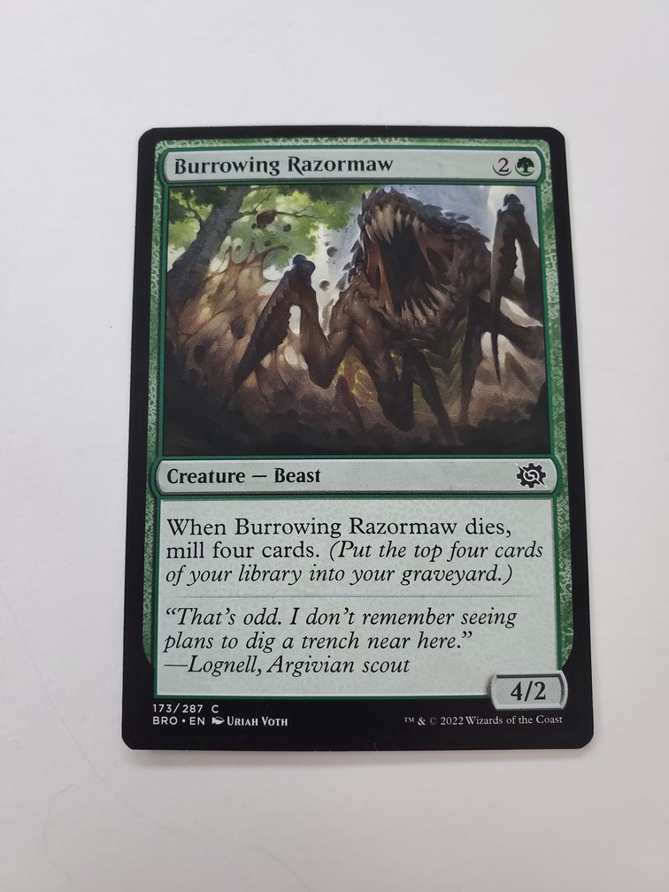 Burrowing Razormaw