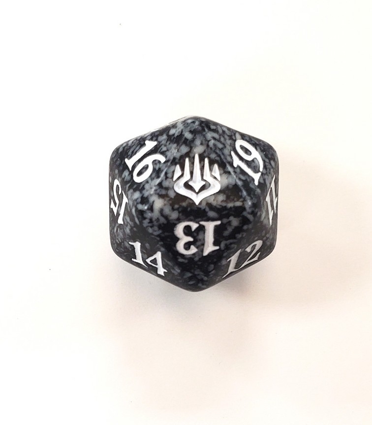 War of the Spark - Spindown D20 Black Life Counter