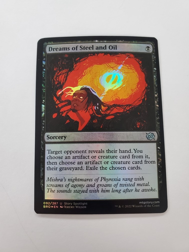 Dreams of Steel and Oil (Foil)