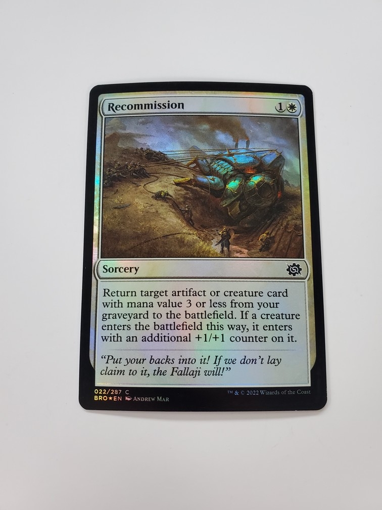 Recommission (Foil)