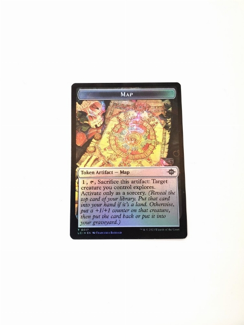 Map Token // Dinosaur Token - Double-Sided Token (Foil)