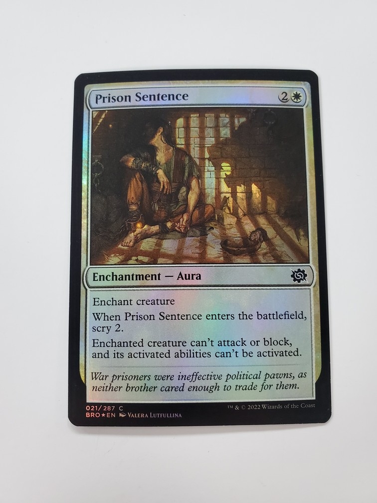 Prison Sentence (Foil)