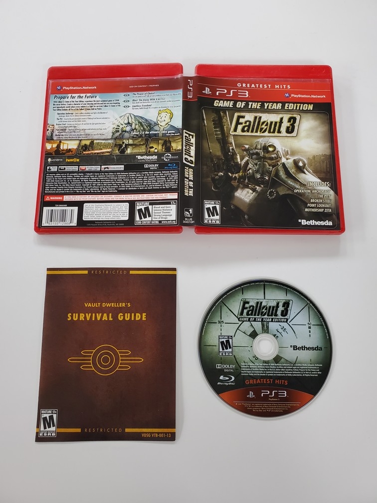 Fallout 3 [Game of the Year Edition] (Greatest Hits) (CIB)