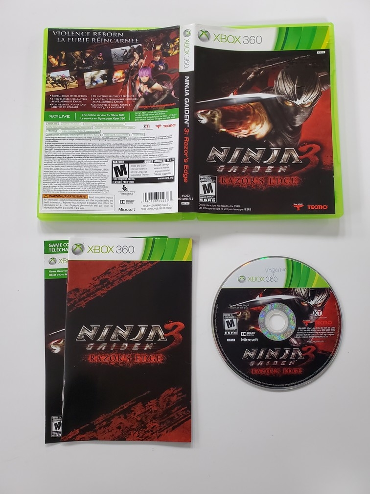 Ninja Gaiden 3: Razor's Edge (CIB)