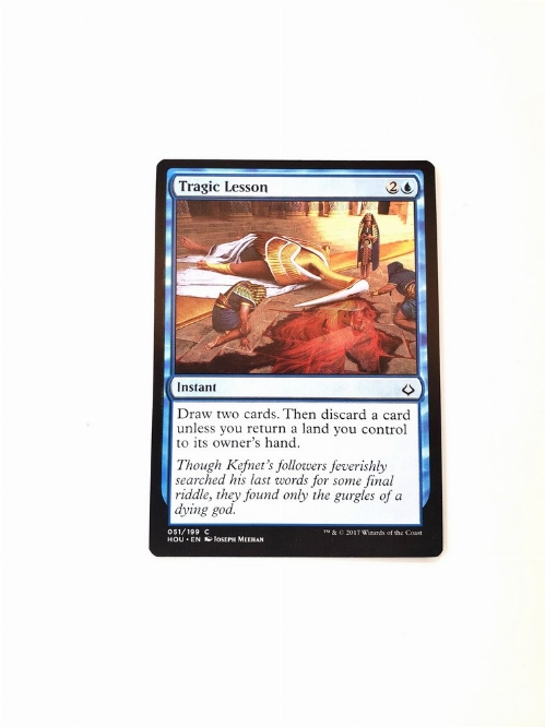 Tragic Lesson