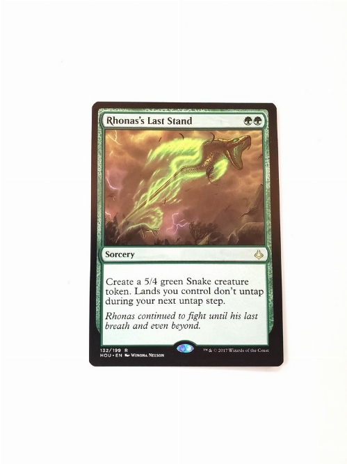 Rhonas's Last Stand