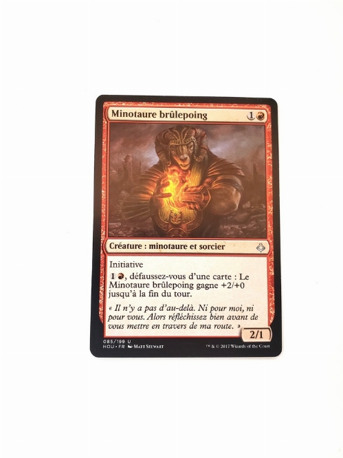 Burning-Fist Minotaur (Francaise)