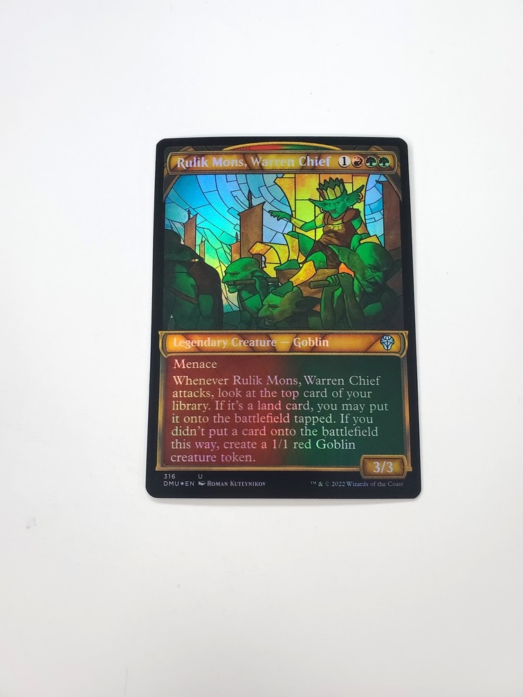 Rulik Mons, Warren Chief (Showcase) (Foil)