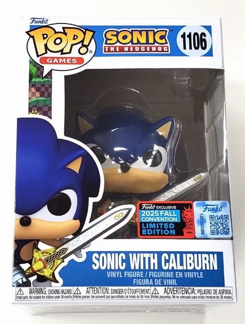 Sonic: The Hedgehog - Sonic with Caliburn (2025 Fall Convention Limited Edition) #1106 (NEW)