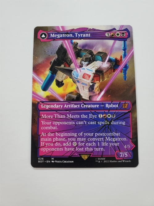 Megatron, Tyrant // Megatron, Destructive Force (Shattered Glass)