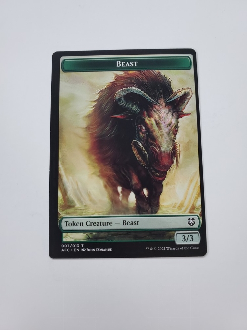 Beast // Dragon Spirit - Double-Sided Token
