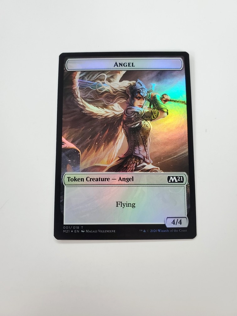 Angel // Saproling - Double-Sided Token (Foil)