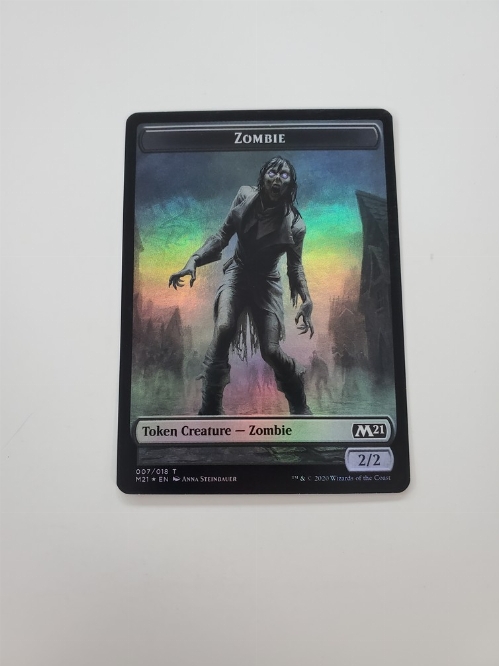 Cat (020) // Zombie - Double-Sided Token (Foil)