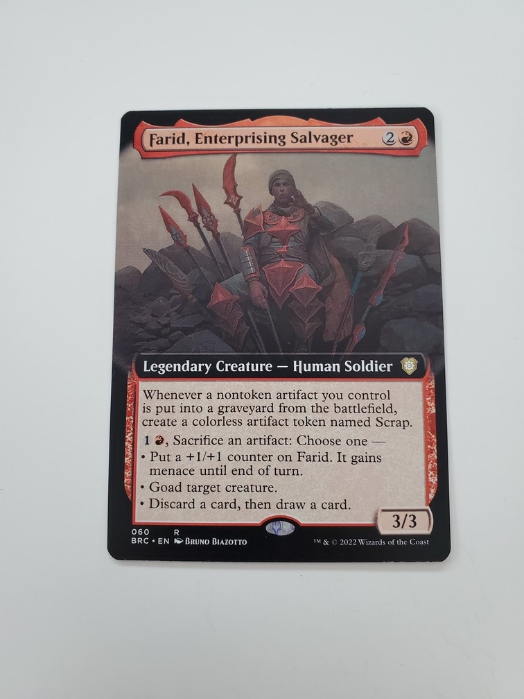 Farid, Enterprising Salvager (Extended Art)