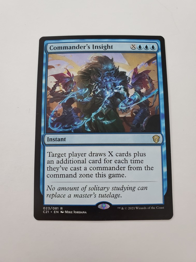 Commander's Insight