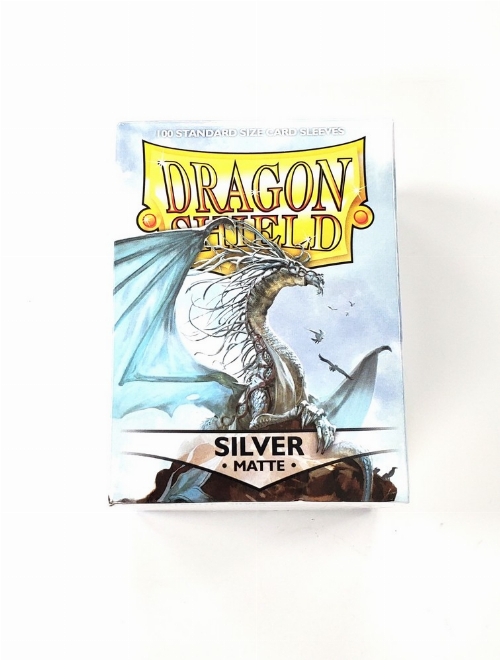 Dragon Shield: Silver Matte - Standard Size (NEW)