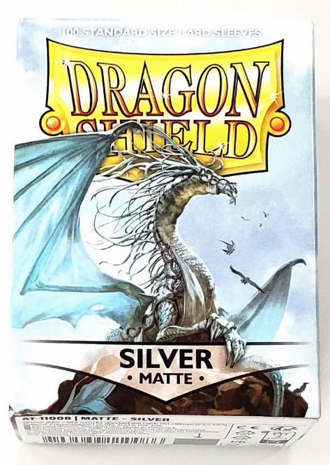 Dragon Shield: Silver Matte - Standard Size (NEW)
