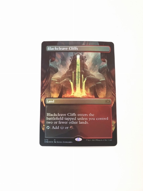 Blackcleave Cliffs (Borderless) (Foil)