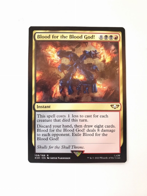 Blood for the Blood God!