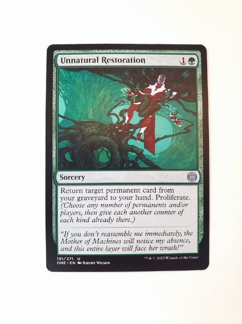 Unnatural Restoration