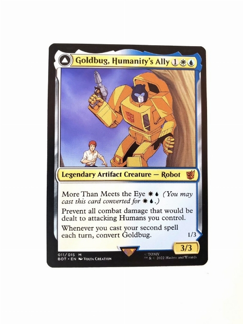 Goldbug, Humanity's Ally // Goldbug, Scrappy Scout