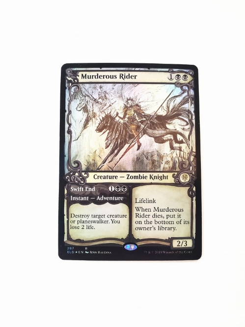 Murderous Rider // Swift End (Foil)