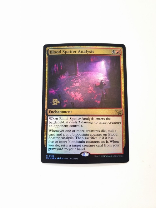 Blood Spatter Analysis (Foil)