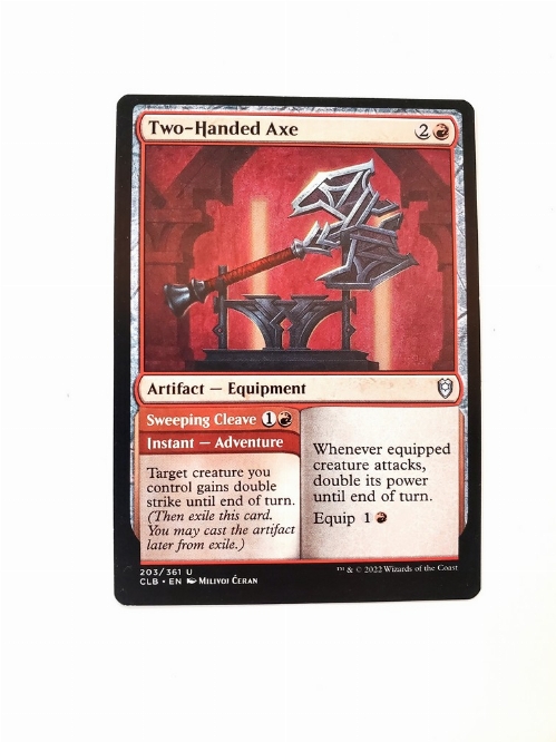 Two-Handed Axe // Sweeping Cleave