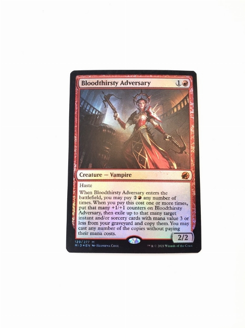Bloodthirsty Adversary (Foil)