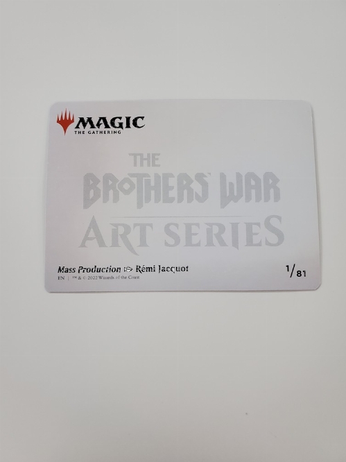 Mass Production - Art Card