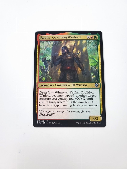 Radha, Coalition Warlord