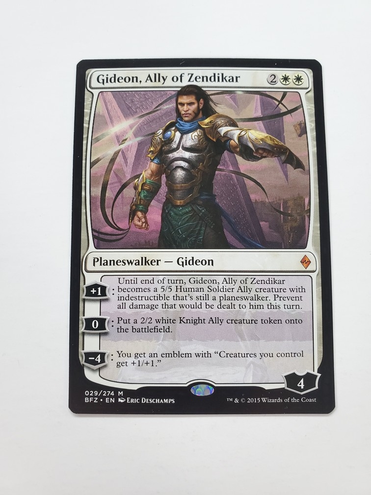 Gideon, Ally of Zendikar