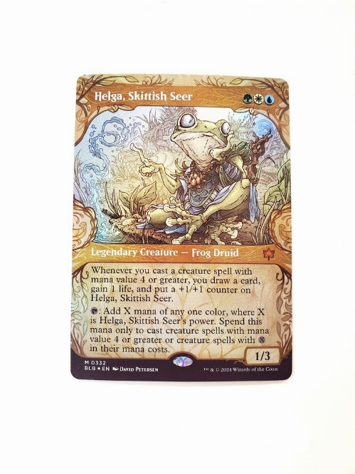 Helga, Skittish Seer (Showcase) (Foil)