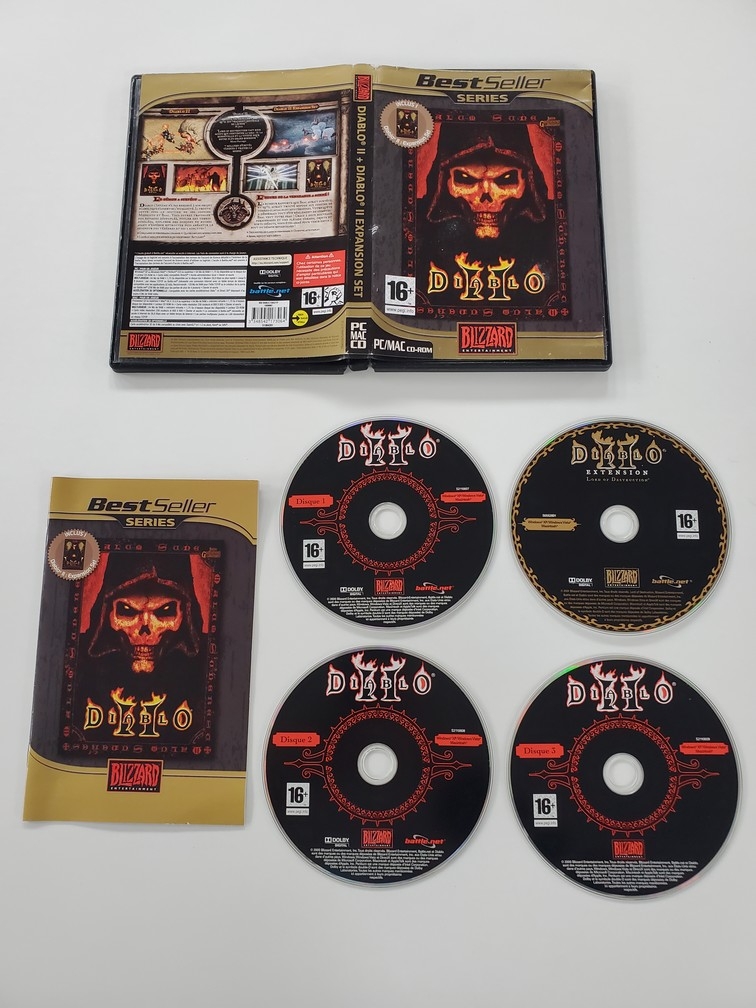 Diablo II + Diablo II: Lord of Destruction (Best Seller Series) (Version Européenne) (CIB)